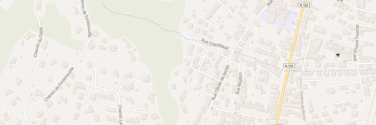 Plan du 10 Rue Max Boiron au Teil