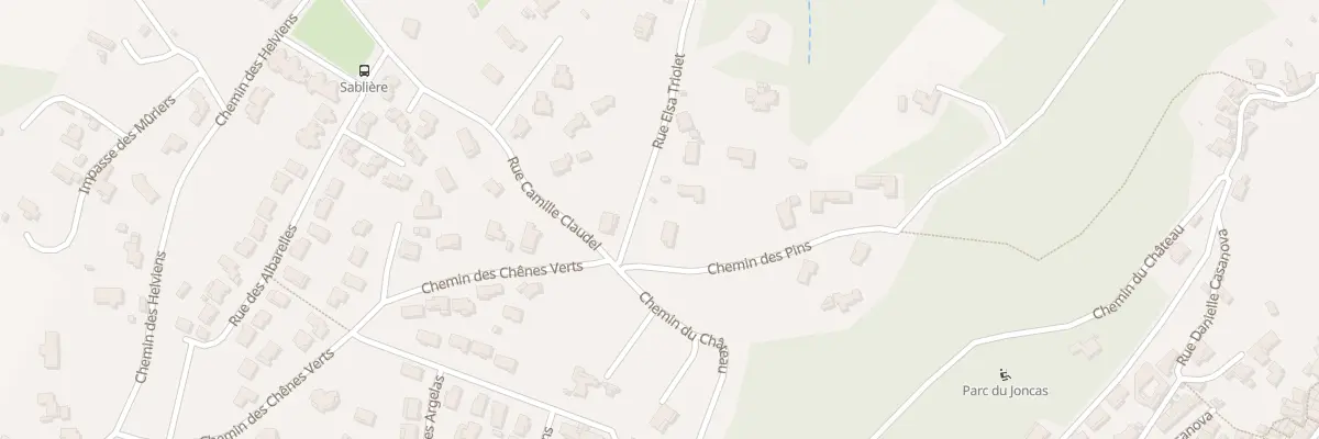 Plan du 1 Che des Pins au Teil