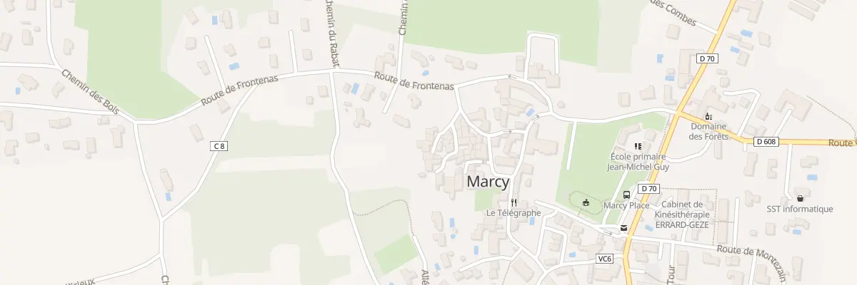 Plan du 14 Imp du Philosophe à Marcy