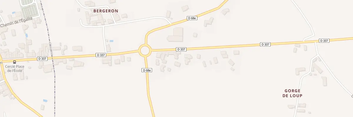 Plan du 82 Rte de Belleville à Saint-Lager