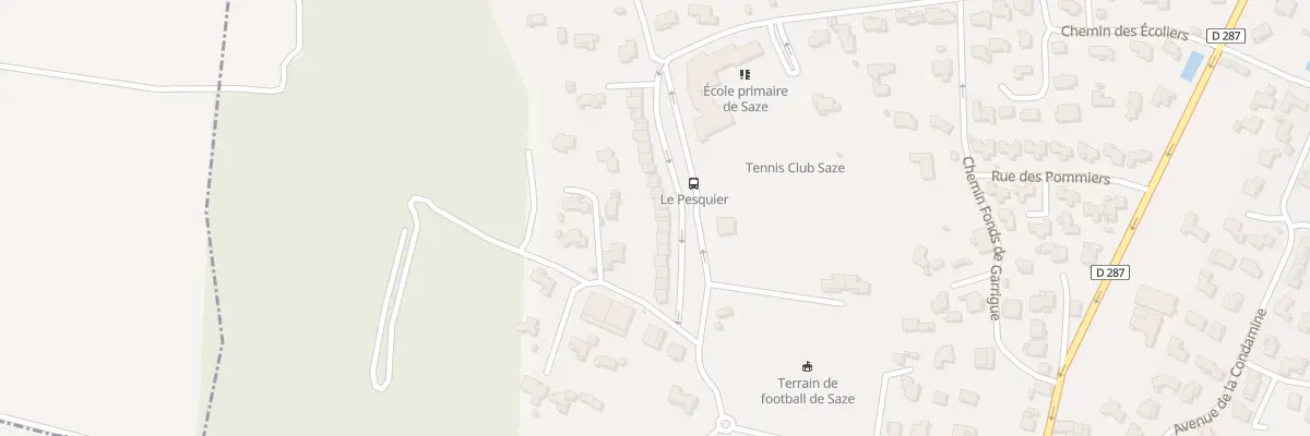 Plan du 12 All des Bosquets à Saze