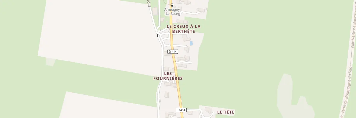 Plan du 5097 Le Creux A la Berthete à Ameugny