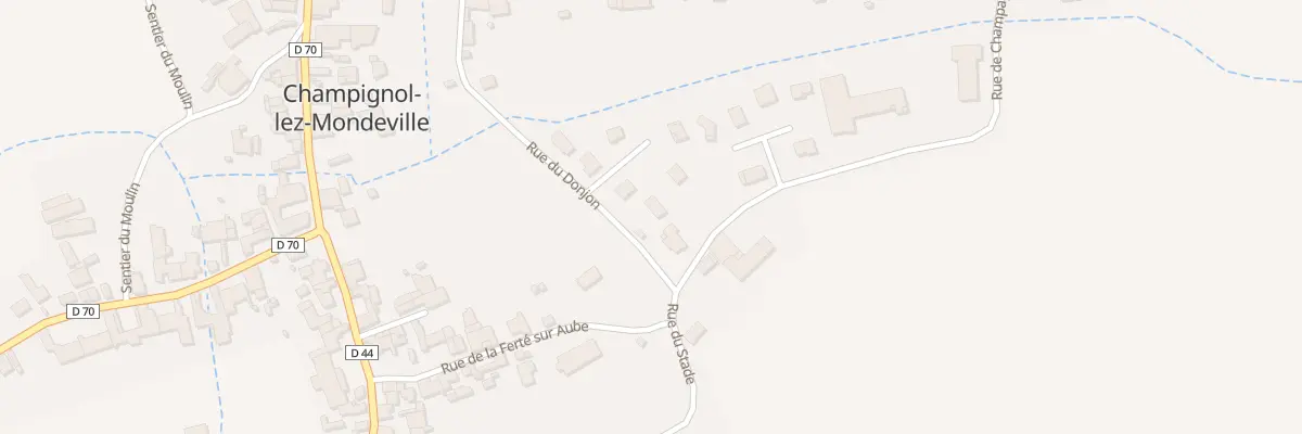 Plan du 9 Rue du Donjon à Champignol-lez-Mondeville