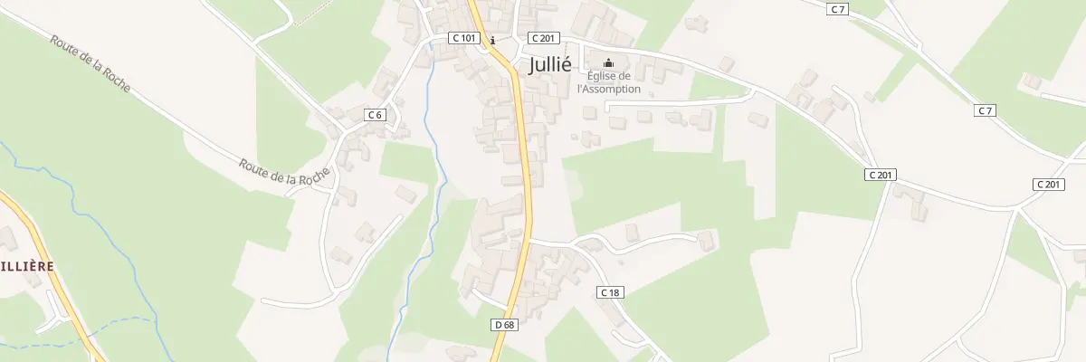 Plan du 117 Grande Rue à Jullié