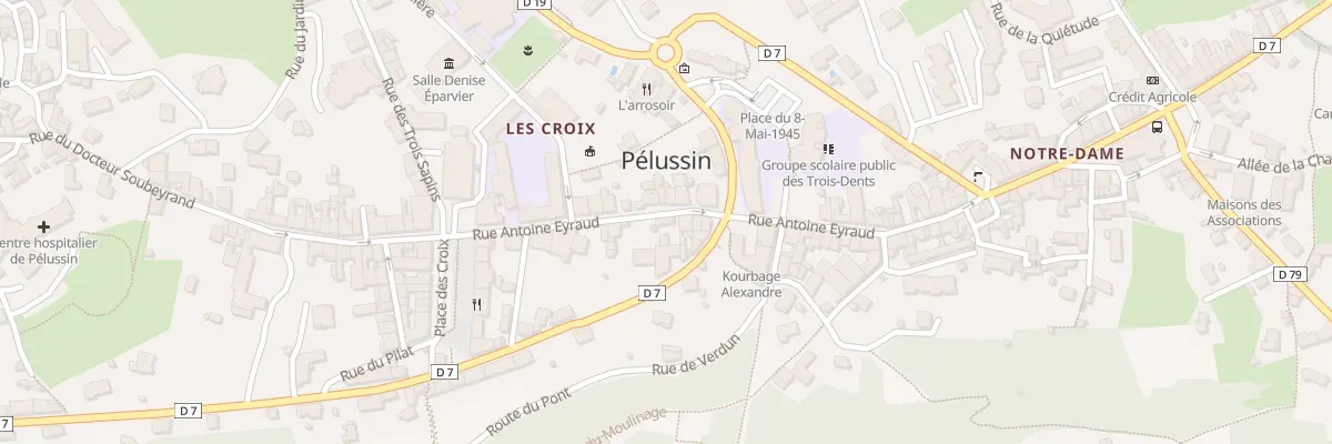 Plan du 51 Rue Antoine Eyraud à Pélussin