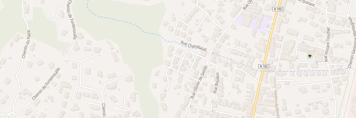 Plan du 13 Rue René Grand au Teil