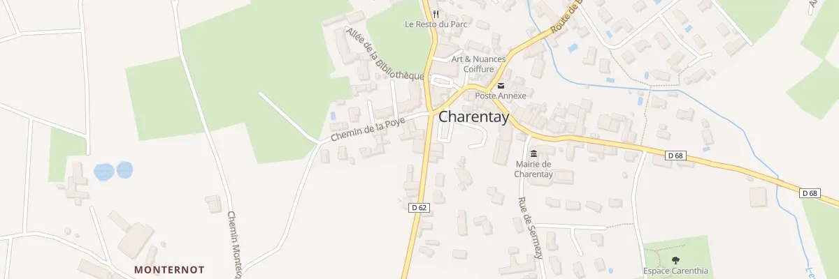 Plan du 20 Rte d’Odenas à Charentay