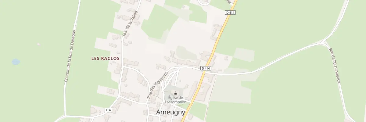 Plan du 5025B Ameugny à Ameugny