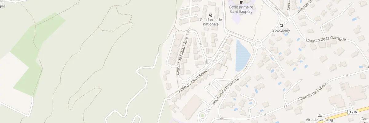 Plan du 9 Av de Malaucene à Rochefort-du-Gard