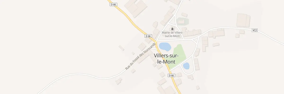 Plan du 8 Rue du Fosse du Normand à Villers-sur-le-Mont