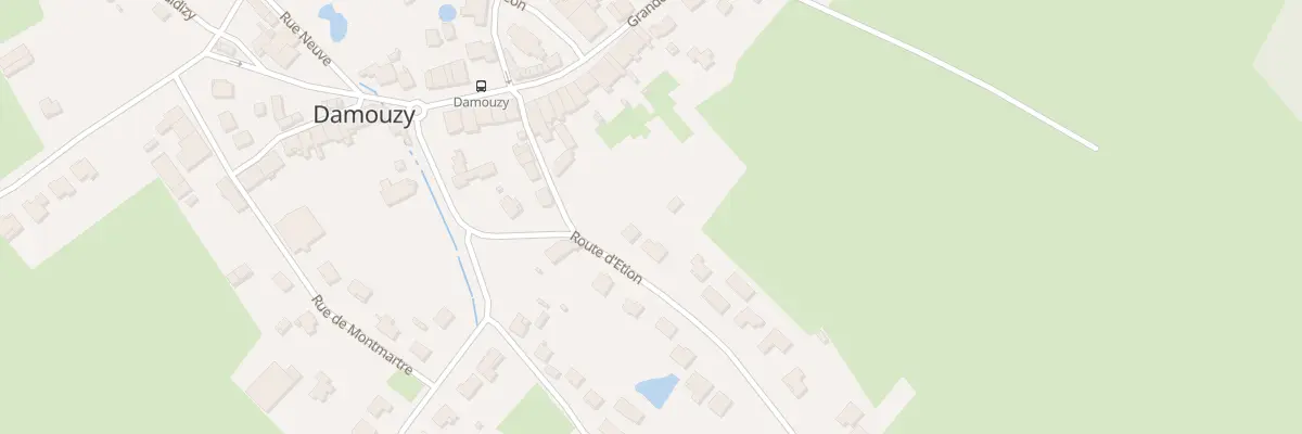 Plan du 5 Rte d’Etion à Damouzy