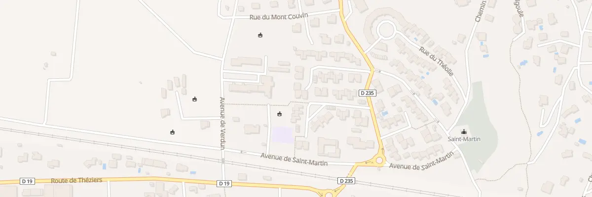 Plan du 14 Imp des Paluns à Aramon