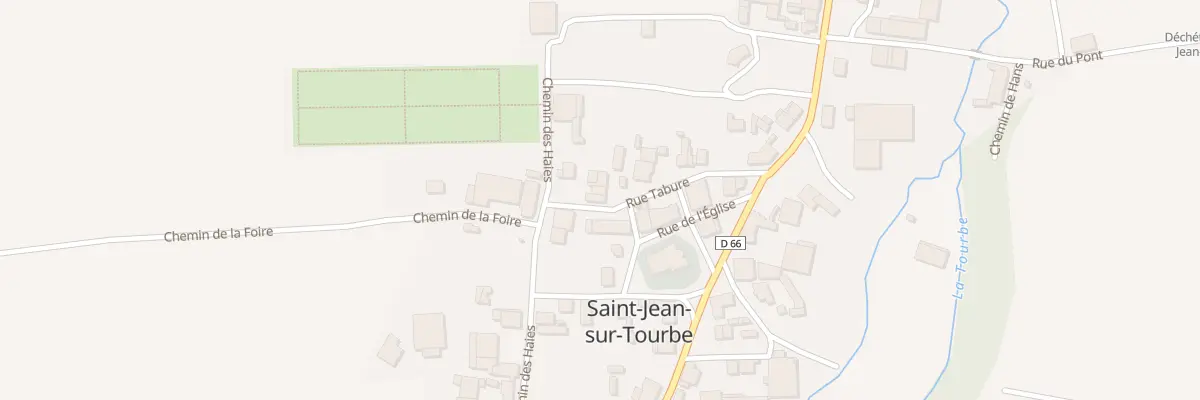 Plan du 5011 Le Village à Saint-Jean-sur-Tourbe
