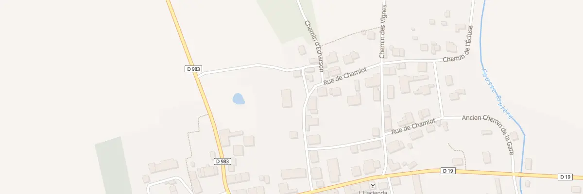 Plan du 7 Rue de Chamiot à Vouziers