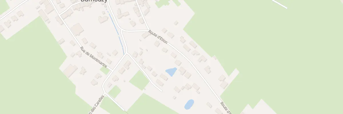 Plan du 6 Rte d’Etion à Damouzy