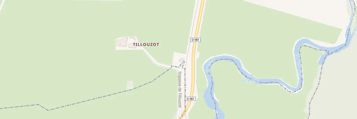 Plan du 5042 Le Breuil à Taizé