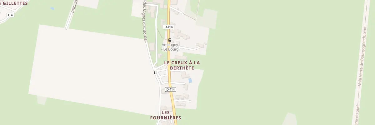 Plan du 5109 Le Creux A la Berthete à Ameugny