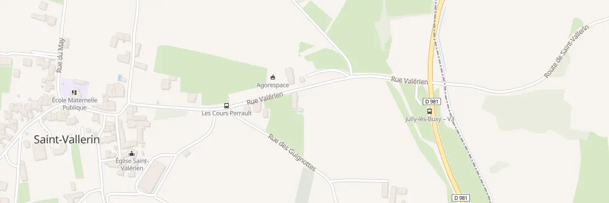 Plan du 5084 Les Cours Perreaux à Saint-Vallerin