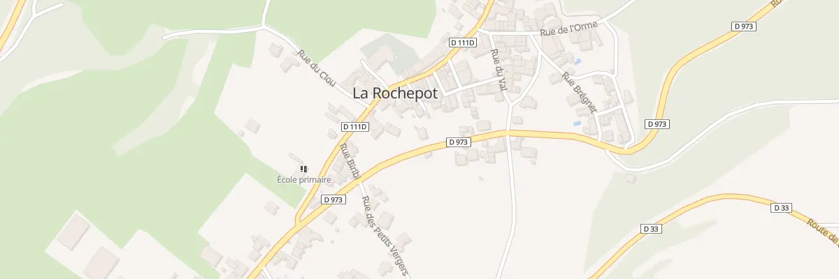 Plan du 5168 Rte de Beaune à La Rochepot
