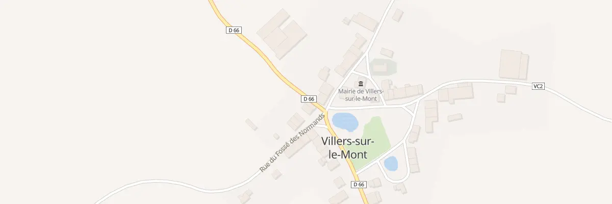 Plan du 2 Rue du Fosse du Normand à Villers-sur-le-Mont