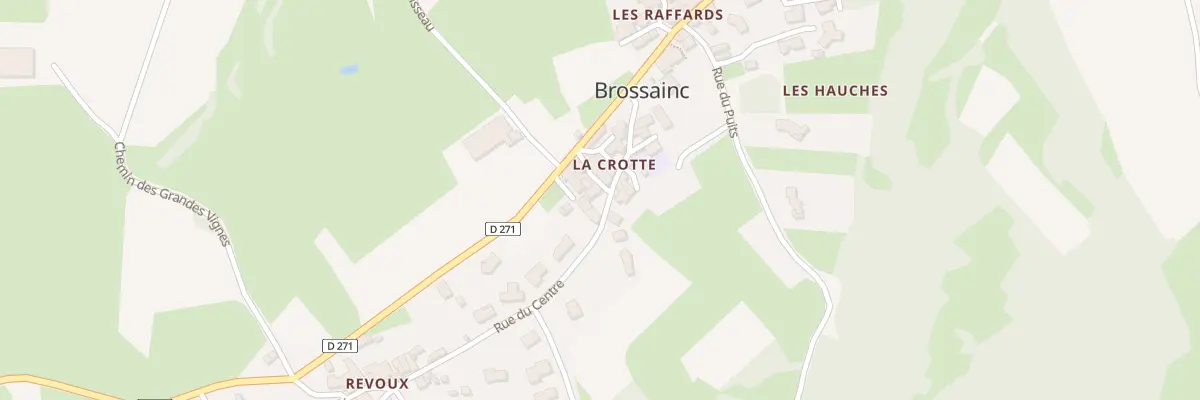 Plan du 5 Rue des Mûriers à Brossainc