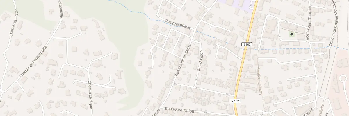 Plan du 1 Rue René Grand au Teil