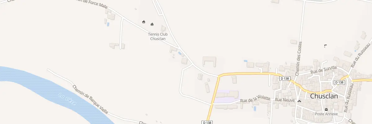 Plan du 5185 Che de la Combe de Carmignan à Chusclan