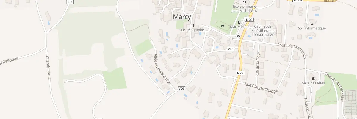 Plan du 53 Imp Claude Montibert à Marcy