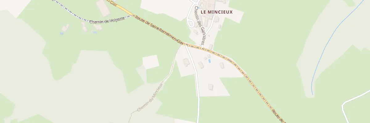Plan du 2 Imp du Plateau à Dargoire