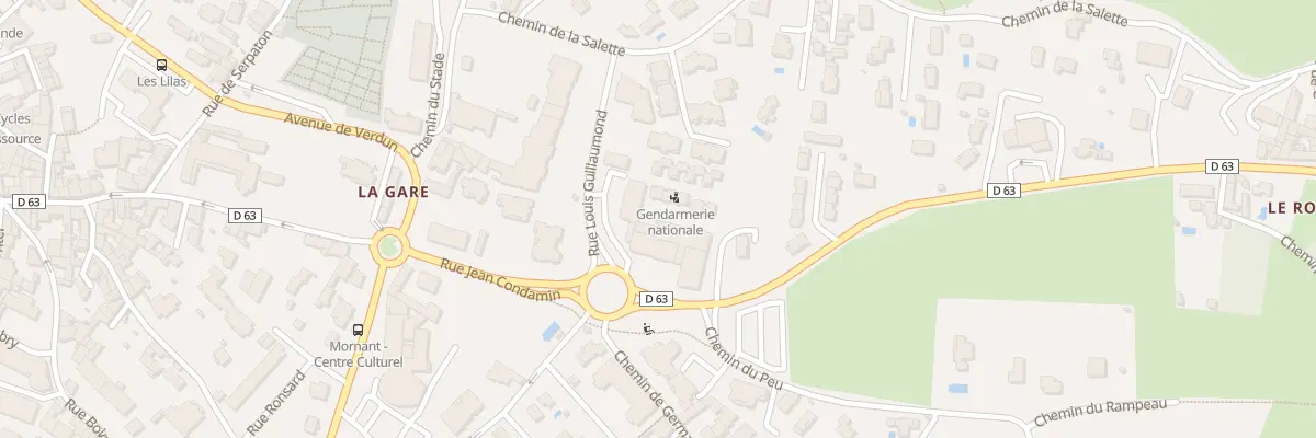 Plan du 7 Rue Louis Guillaumond à Mornant