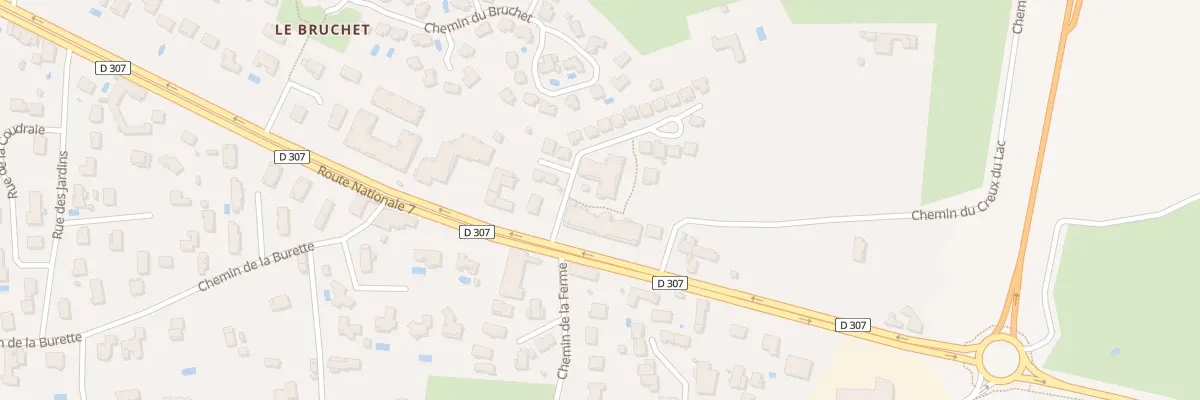 Plan du 181 Rte Nationale 7 à Lentilly
