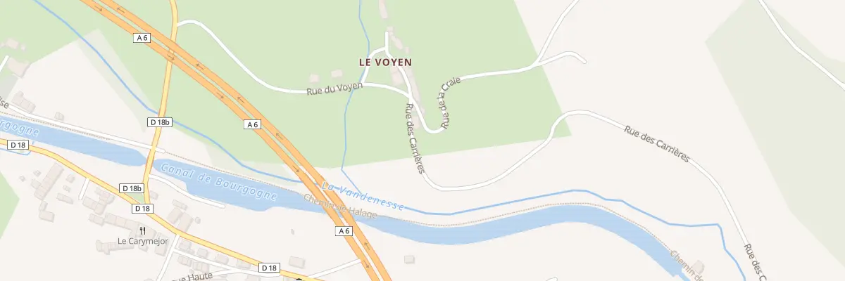 Plan du 2 Rue de la Craie à Crugey