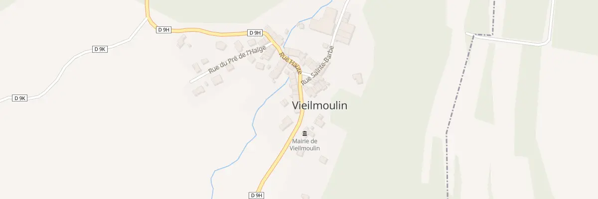 Plan du 6 Rue Basse à Vieilmoulin