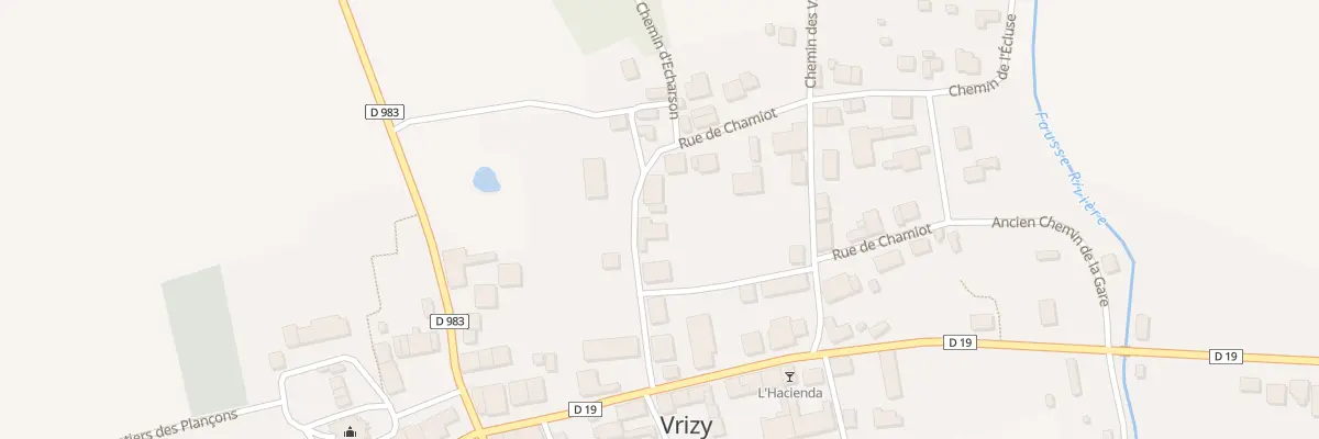 Plan du 8 Rue de Chamiot à Vouziers