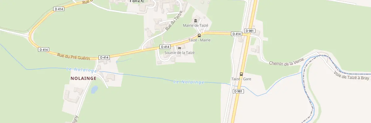 Plan du 5041 Le Bourg à Taizé