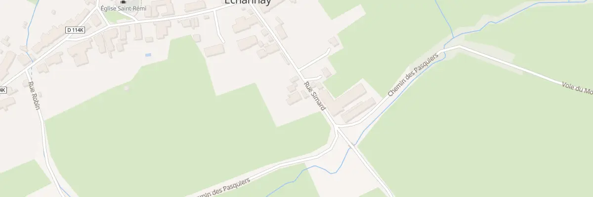 Plan du 22 Rue Simard à Échannay