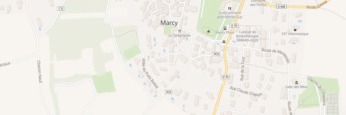 Plan du 23 Imp Claude Montibert à Marcy