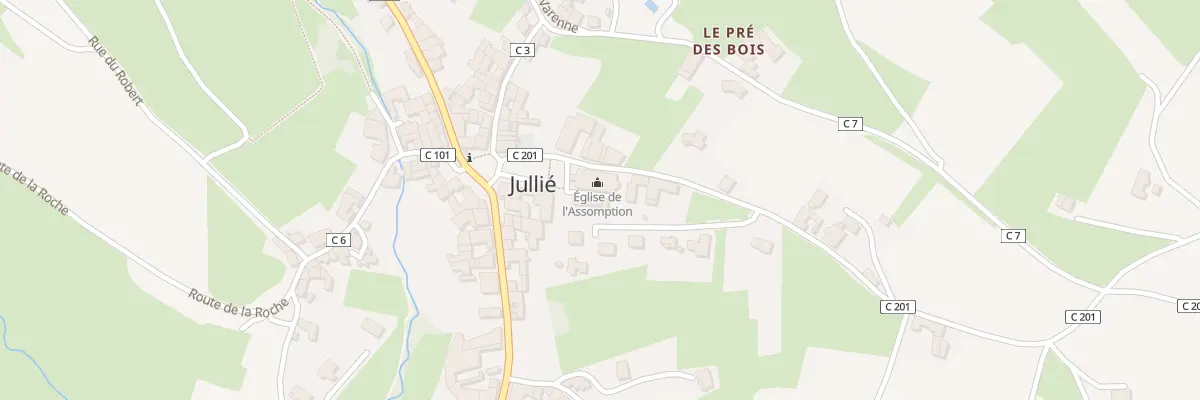 Plan du 122 Imp du Poète à Jullié