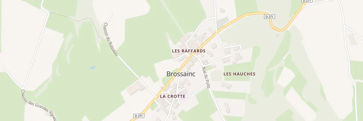 Plan du 1 Pl de l’Eglise à Brossainc