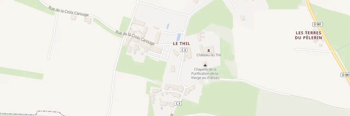 Plan du 1 Rue de-la Croix Carouge à Chenôves