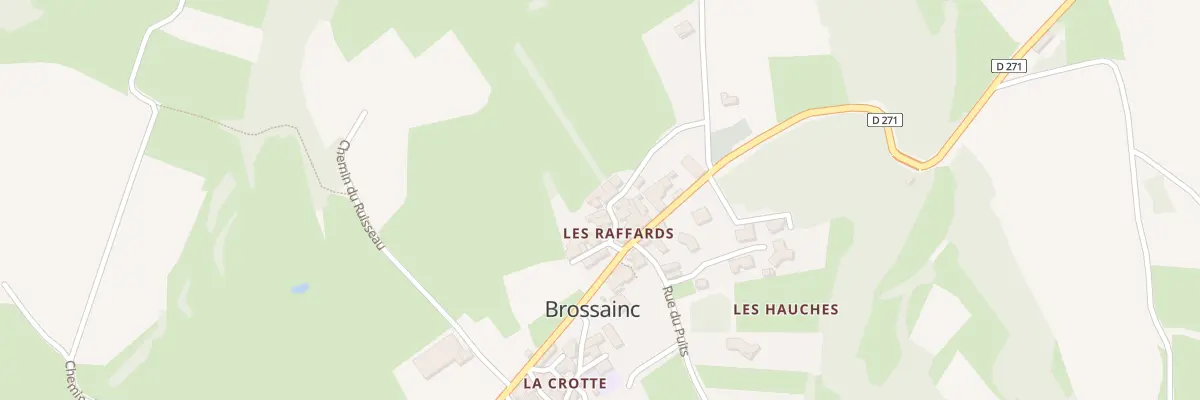 Plan du 33 Rue des Amandiers à Brossainc