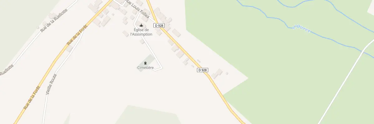 Plan du 1B Rte de Langres à Maisey-le-Duc