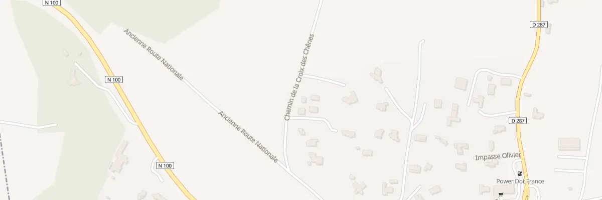 Plan du 6C Che de la Croix des Chenes à Saze