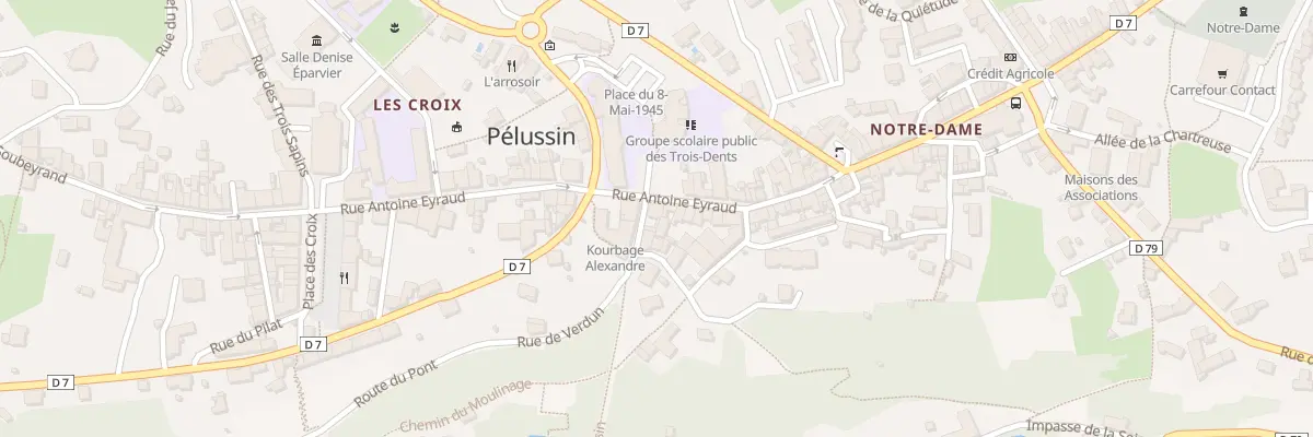 Plan du 39 Rue Antoine Eyraud à Pélussin