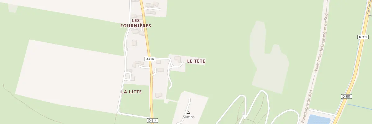 Plan du 5087 La Tete à Ameugny