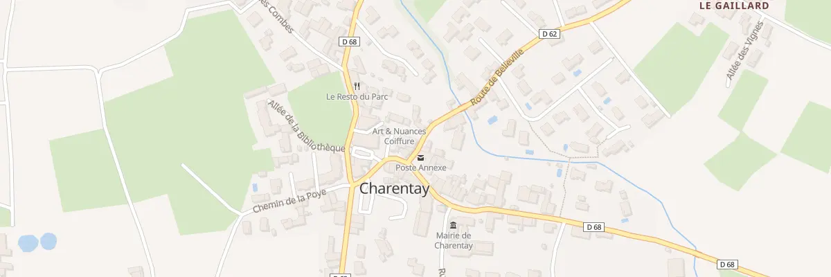 Plan du 5082 Rte de Belleville à Charentay