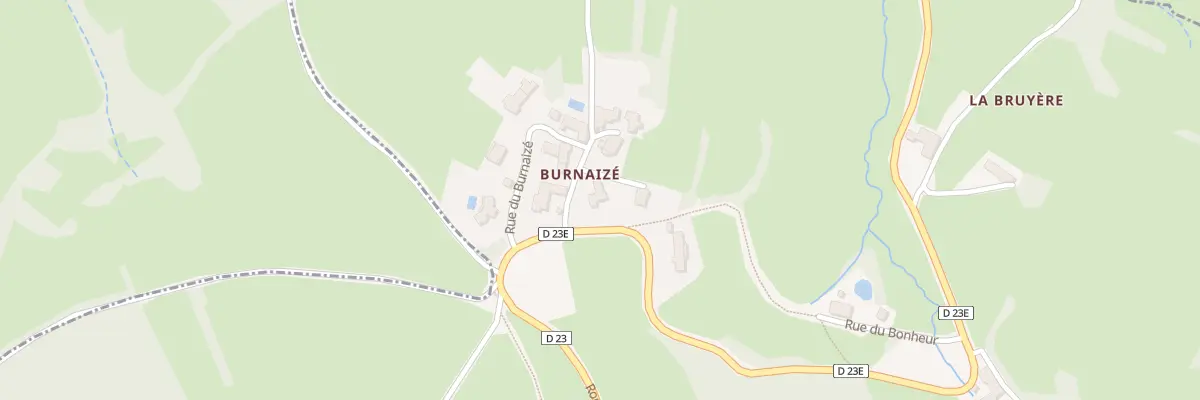 Plan du 5211 Burnaize à Cenves