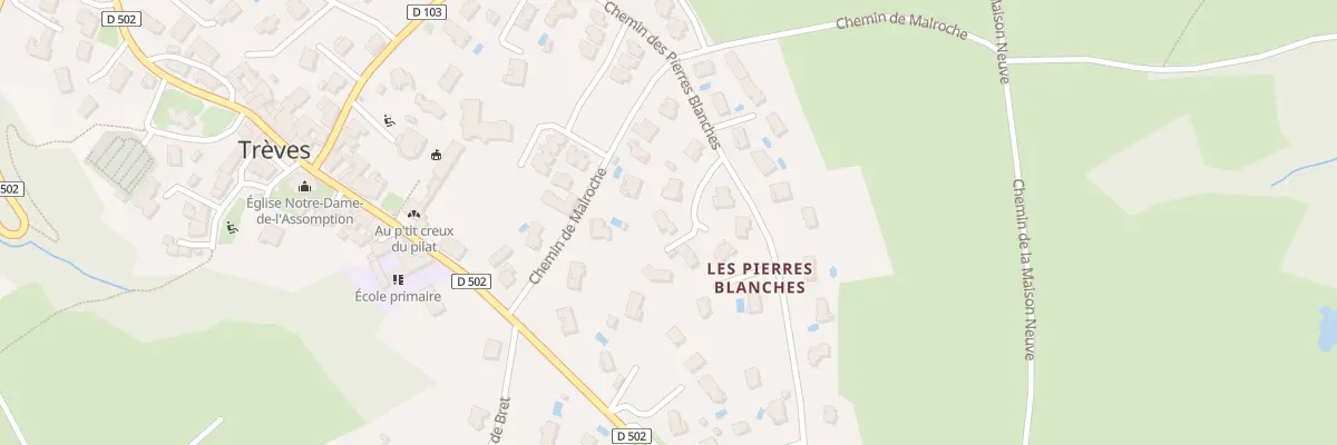 Plan du 3 Imp Enclos Pierres Blanches à Trèves