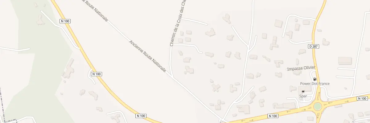 Plan du 2 Che de la Croix des Chenes à Saze