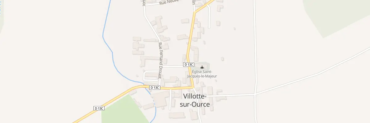 Plan du 9011 Rue Francolin à Villotte-sur-Ource